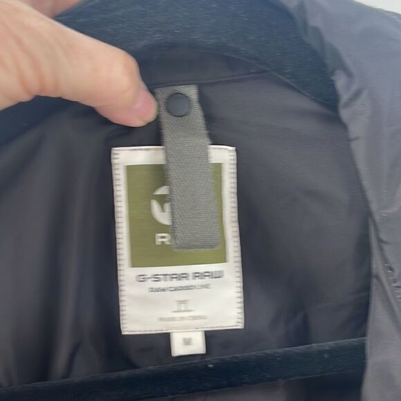 G-STAR RAW Timor Biker Black Overshirt Jacket - Picture 7 of 9